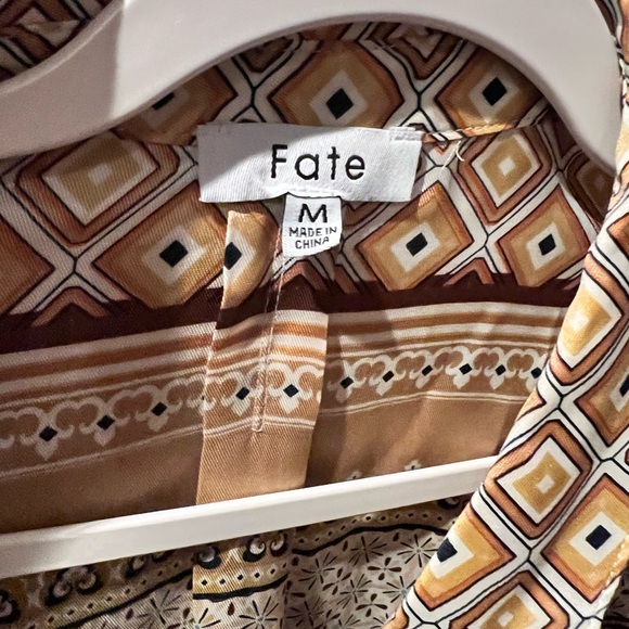 Fate silk button up long sleeve - Picture 3 of 4